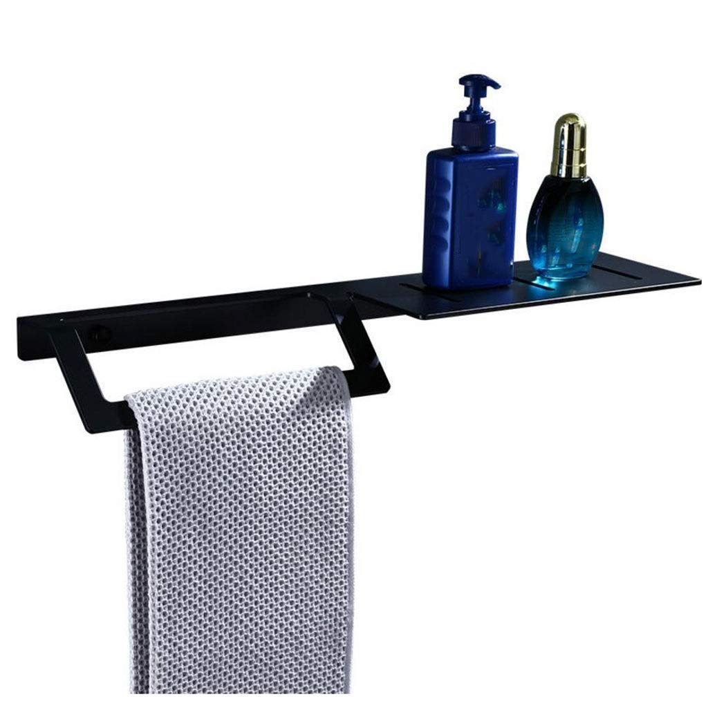 Rack de barre de serviette sans punch et installation finition durable