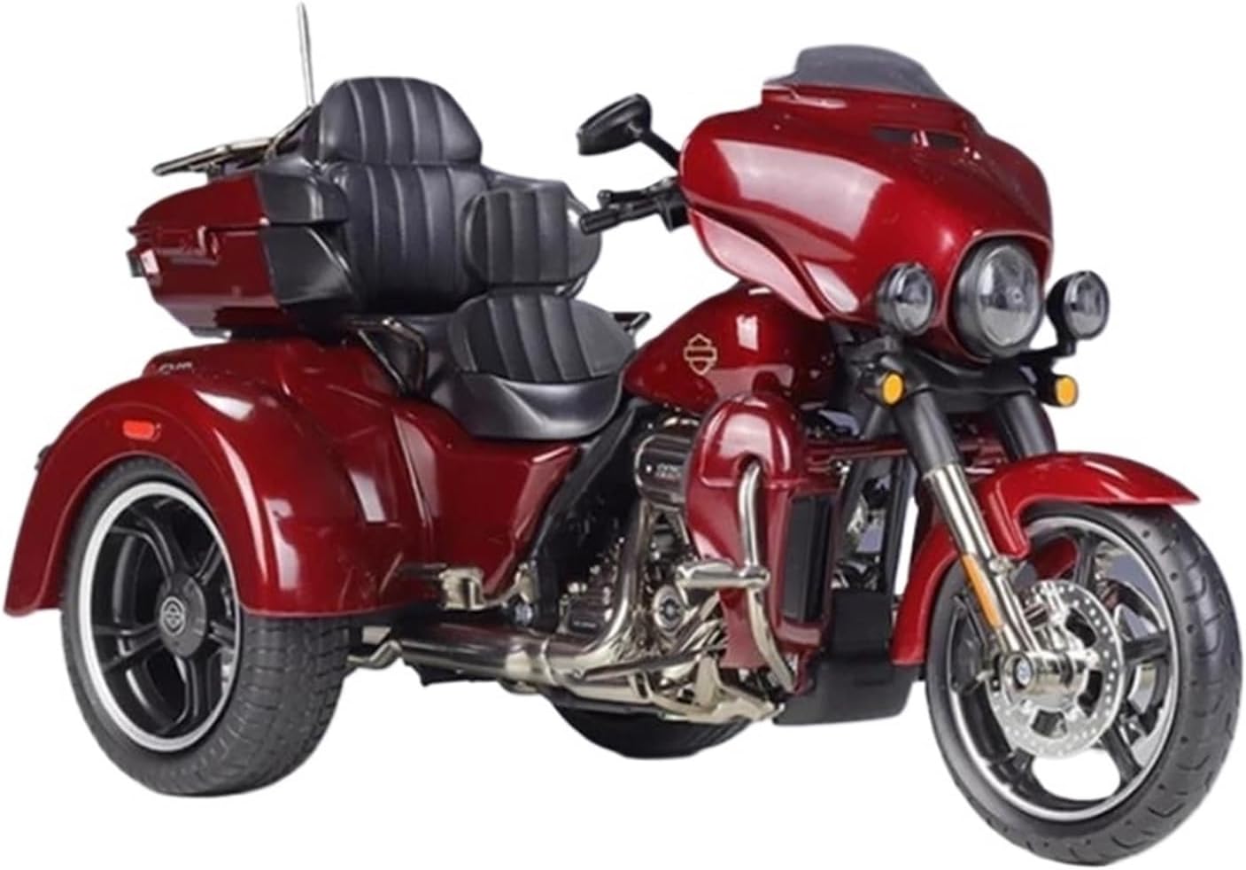 Mini Simulation Motorcycle Toys 1/12 for CVO Tri Glide Alloy Classic Motorcycle Model Children's Gift Adult for Boys