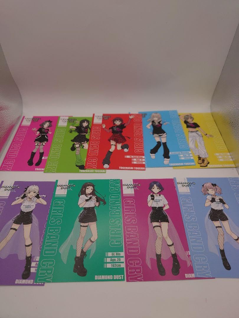 Amazon.co.jp: ガールズバンドクライ アクスタ ドンキ 全種 特典ハガキ  