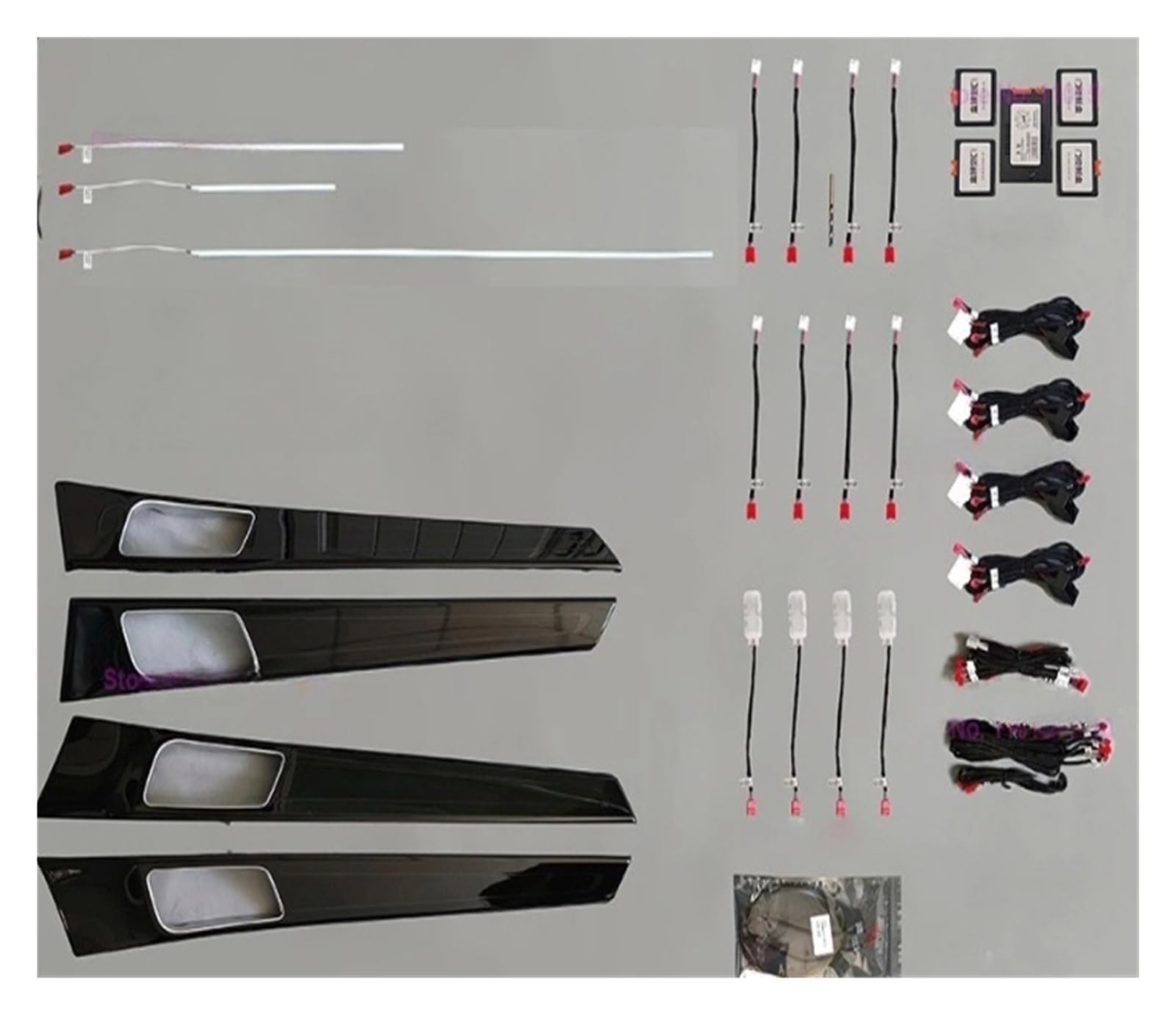 RHD LHD Atmosphere Light LCD Instrument Panel Screen Control Inter Door Strip Ambient Light Compatible For Porsche Panamera 2010-2021 (Color : RHD)