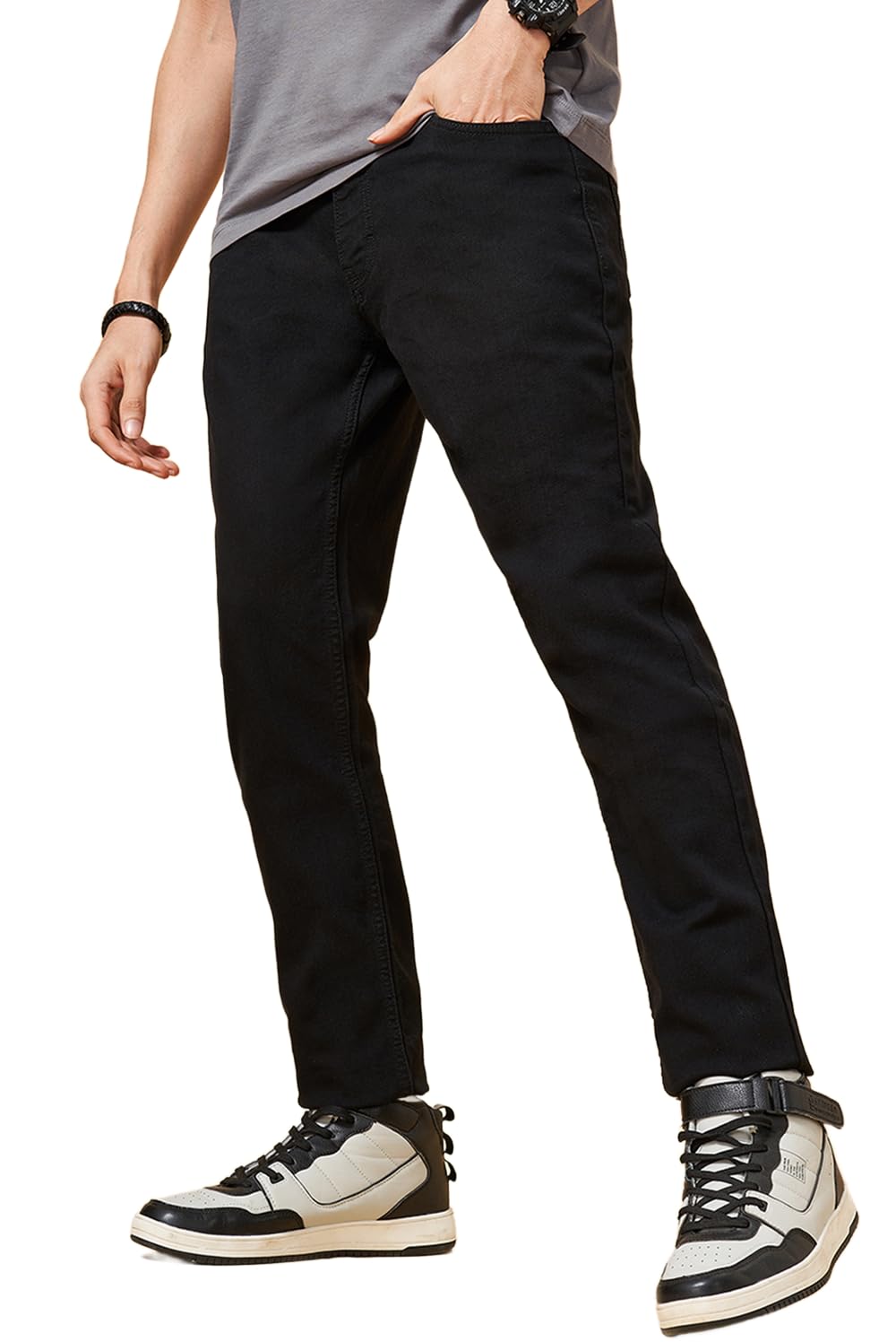 s f jeans co aware Men's Slim Jeans (110147974005_Black_36)-picture-37