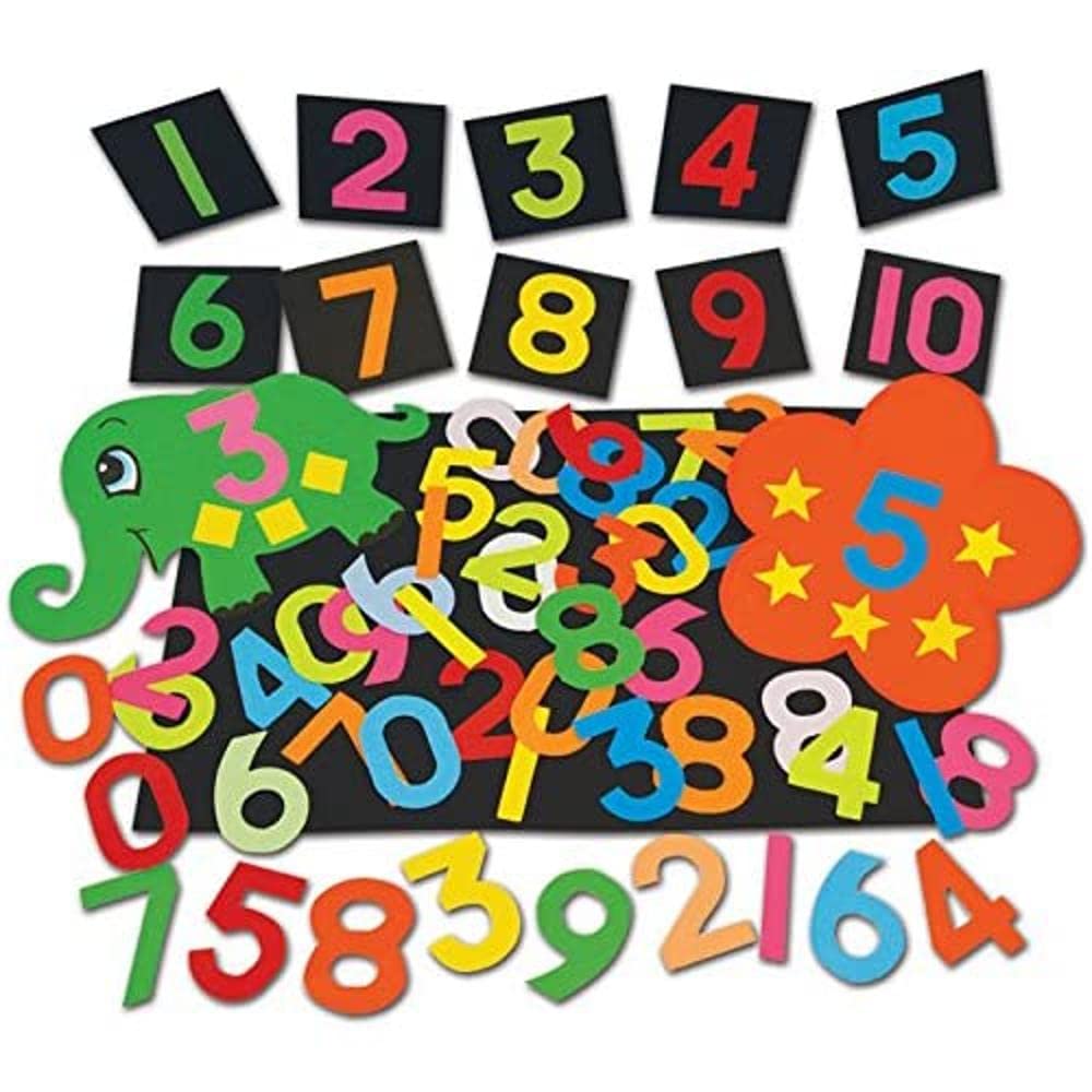 Springboard Pre-Cut Coloured Paper Numbers (Pack of 250)