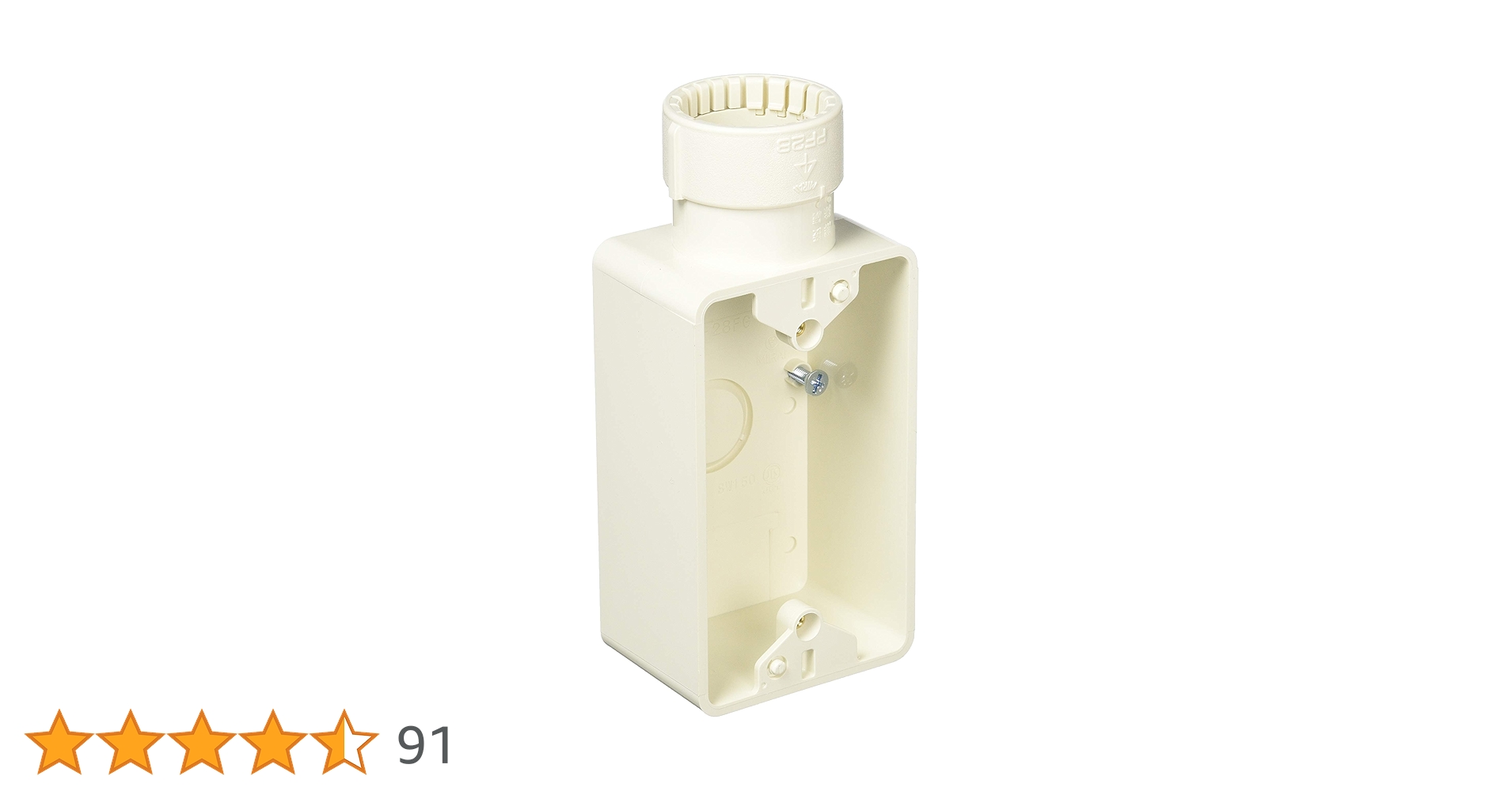 CM.703 ほぼ未使用 未来工業 PVM22-1KLB 露出用丸形ボックス（カブセ蓋） 1方出 適合管VE