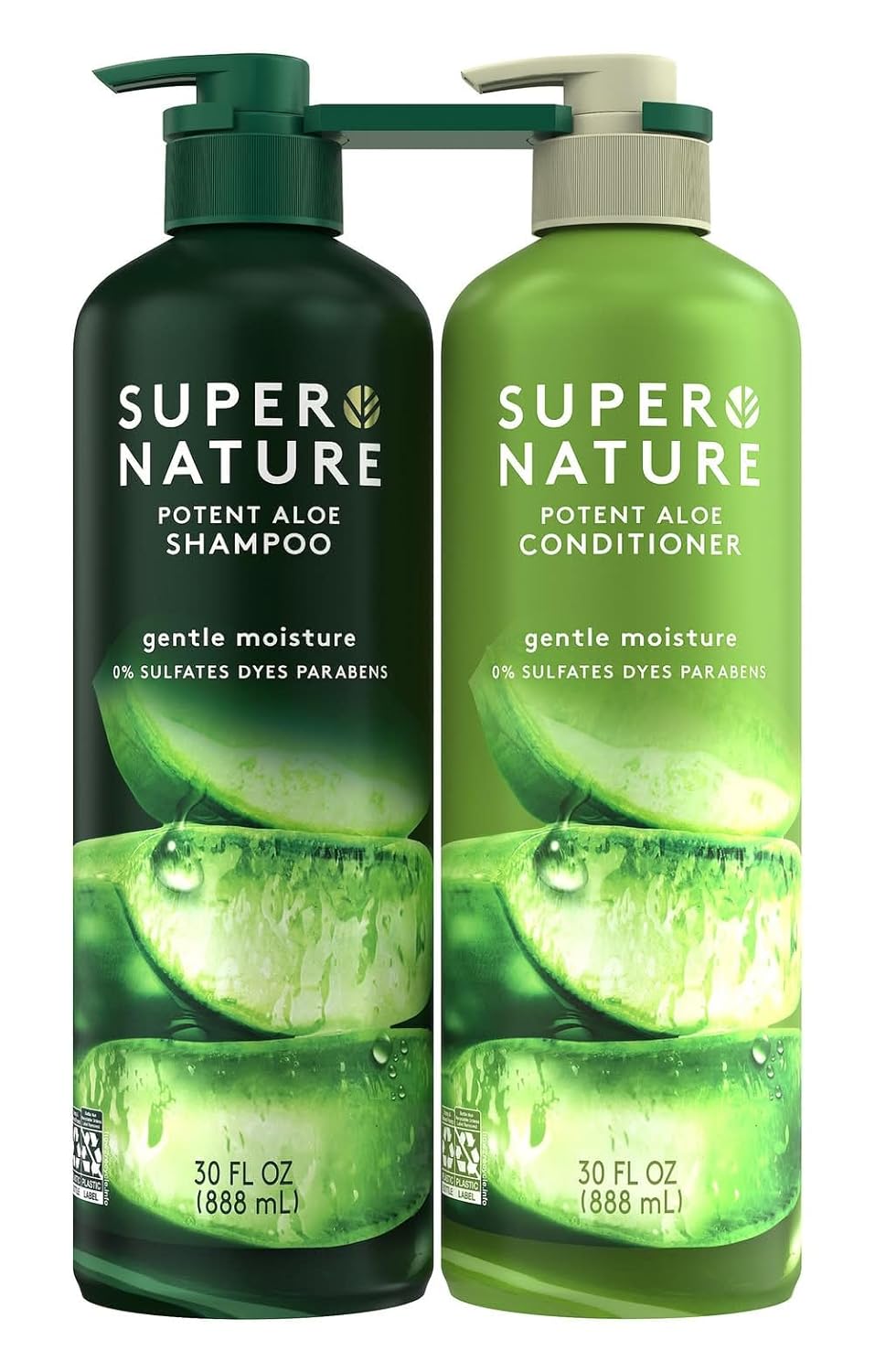 Super Nature Shampoo & Conditioner Set, 30 fl oz, Shampoo & Conditioner