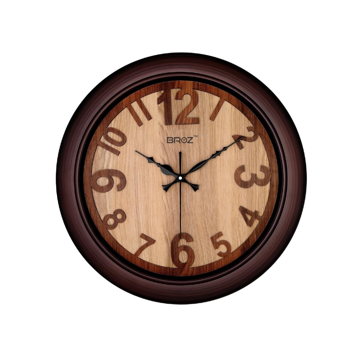 ◆大型◆壁掛時計◆80cm◆ブラウン◆B-2506IN2◆ Buy Broz Wall Clock for Home Decoration BT-1112 Online at Low