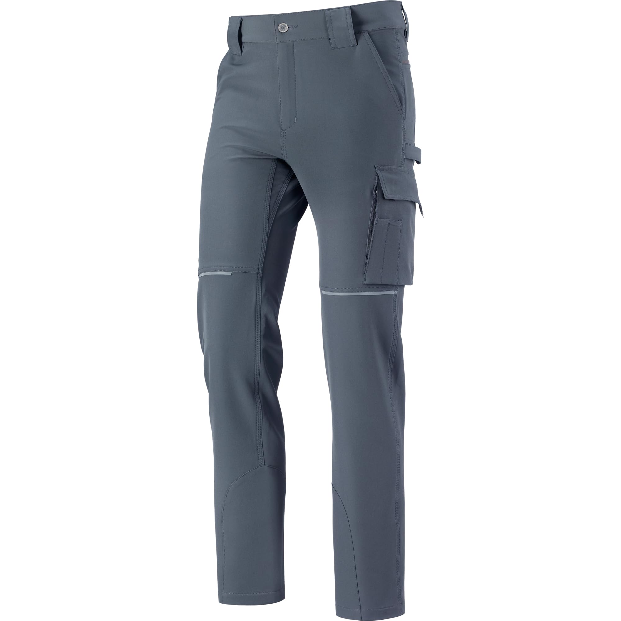 Generico NERI- Pantalone stretch in tessuto tecnico garzato internamente 92% poliestere 8% elastan