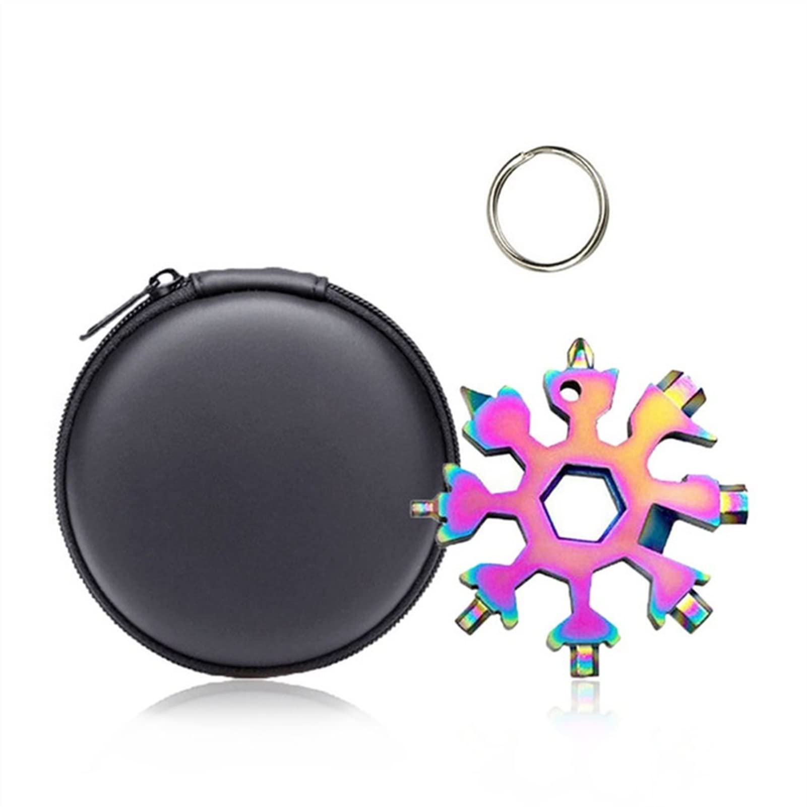 Schneeflocken-Schraubenschlüssel, Schneeflocken-Multitool, Schraubendreherschlüssel(Colorful)