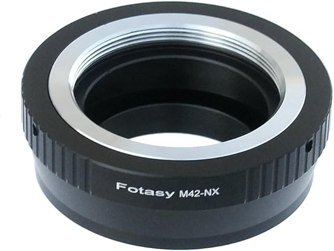 Fotasy M42 Lens to Samsung NX Adapter, 42mm Screw Mount Lens to NX Mount Adapter