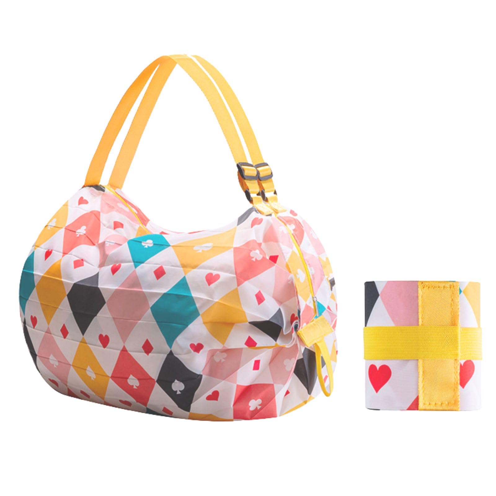 [grooblue] エコバッグ 買い物バッグ ショッピングバッグ 大容量 買い物袋 コンパクト 軽量 折りたたみ 丈夫 おしゃれ 防水 男女兼用 旅行 スパ