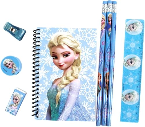 Juego de papelería con licencia oficial de Disney Frozen - Elsa