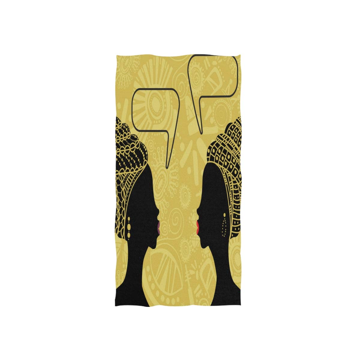 Mnsruu - Serviette De Bain Souple - Noir - 76 X 38 Cm