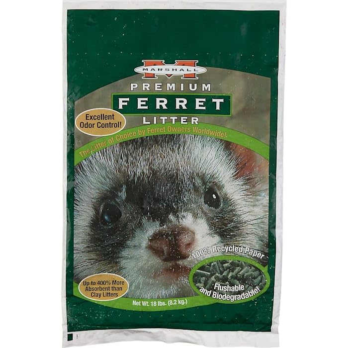 Marshall Premium Litter for Ferrets and Small Animals, 50lb