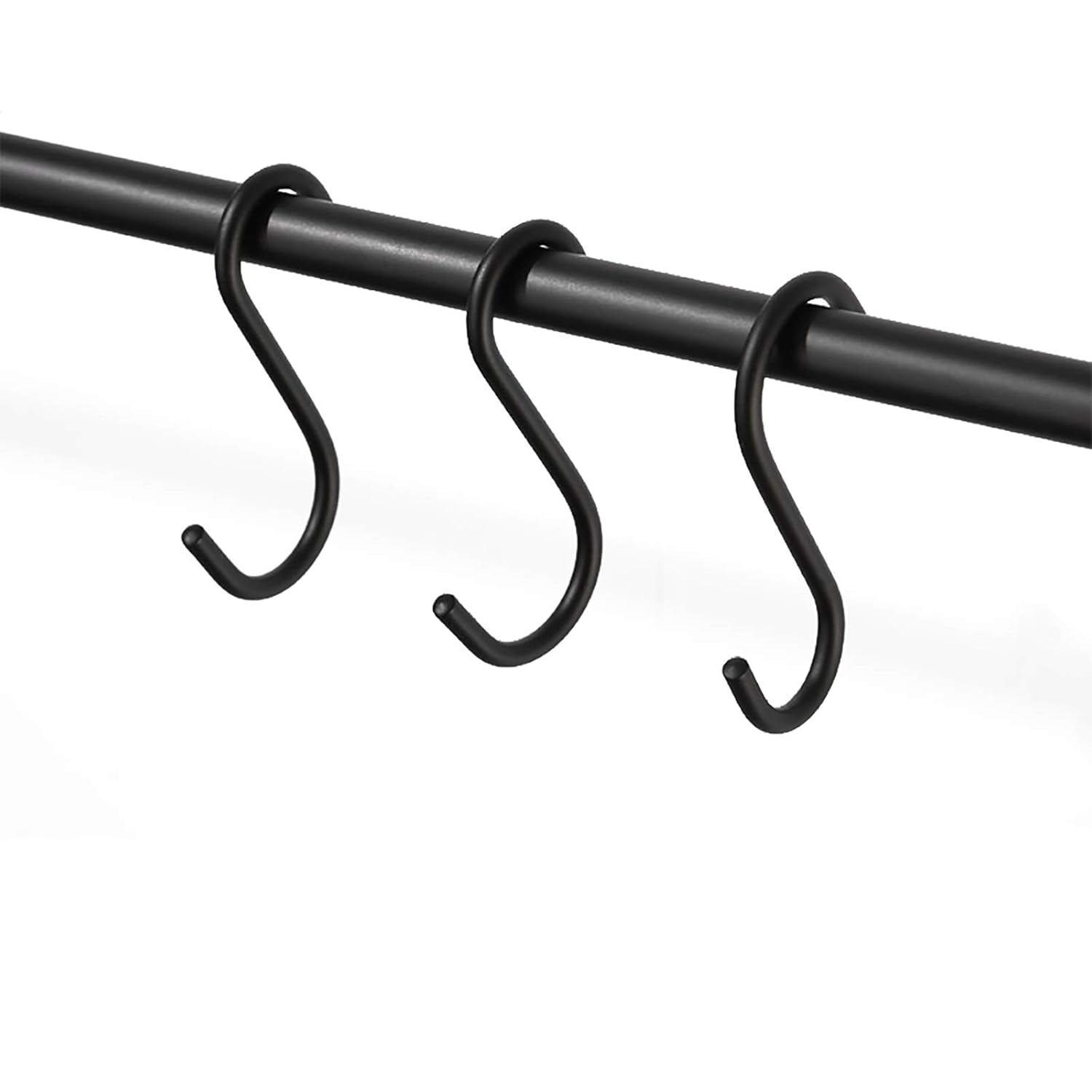 Exсluѕіvе Dіѕсоunt 60% Prісе VANRA 12 Pack Metal Steel S Hooks Black S Shaped Hooks Heavy Duty Hanging Hooks Hanger Pan Pot Holder Rack Hooks