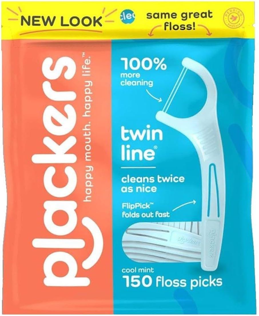 Twin-Line, Dental Flossers, Value Size, Cool Mint, 1 x 150 Count