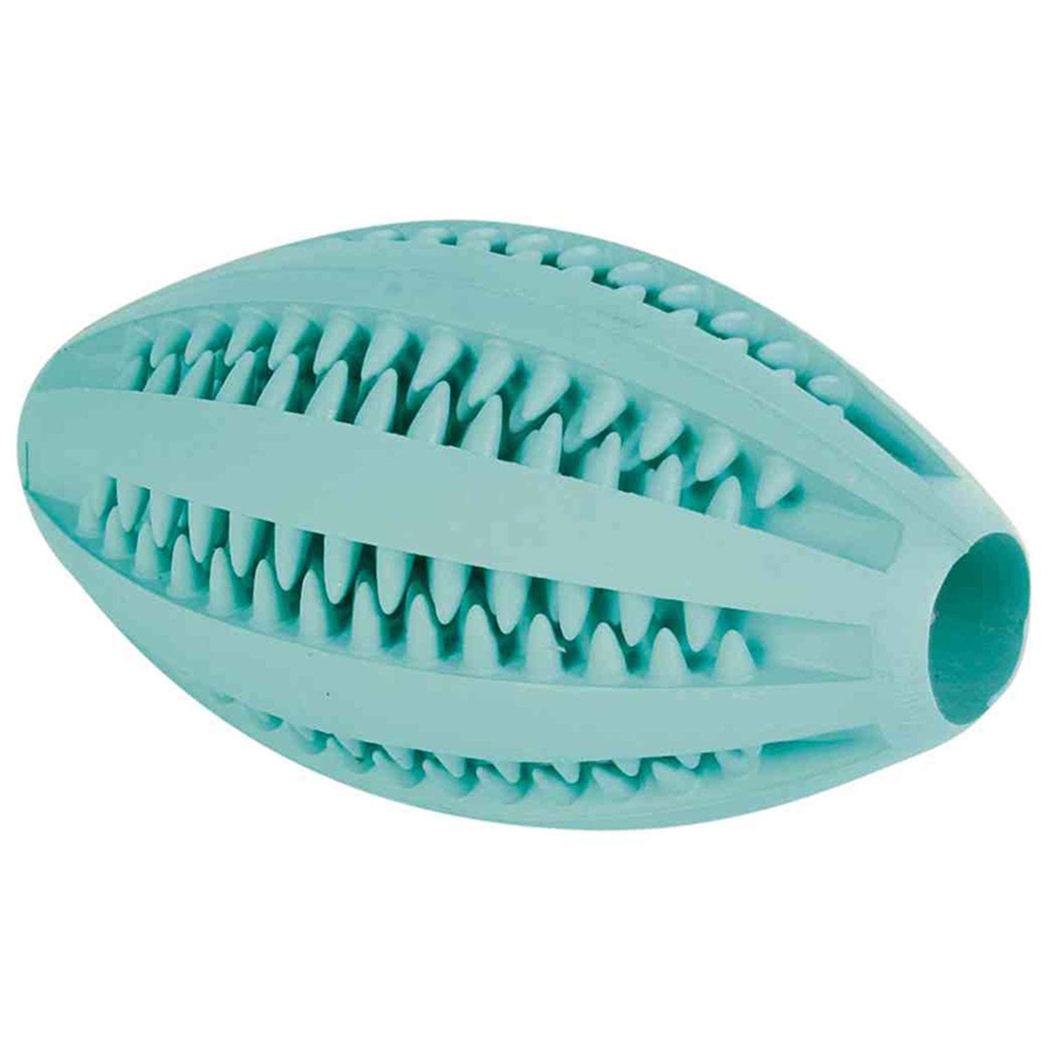 Trixie Denta Fun Rugby Ball Dog Toy, Chew Toy, Non-Toxic Natural Rubber, Massages Gums, Cleans Teeth & Promotes Dental Hygiene, Prevents Build-up Plaque & Tartar - 11cm (B09NMKHF3B) Amazon Price History, Amazon Price Tracker