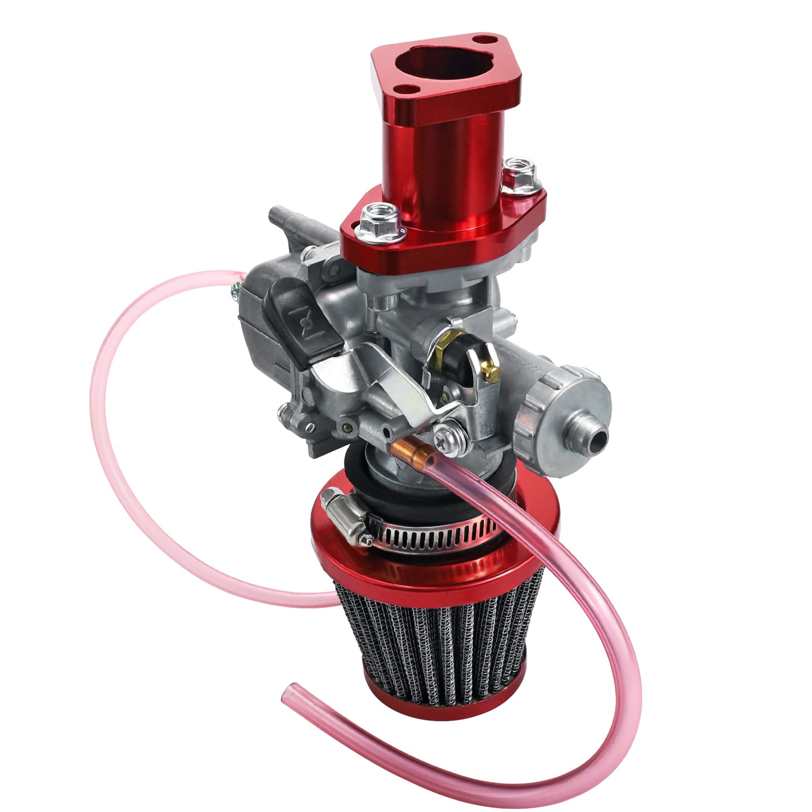 Onsnail VM22 Carburetor 212cc carb Performance for Predator 212cc 196cc GX200 GX160 6.5hp Coleman CT200U KT196 Baja Mini Bike Go Kart with Intake Pipe Mainfold 38mm Air Filter