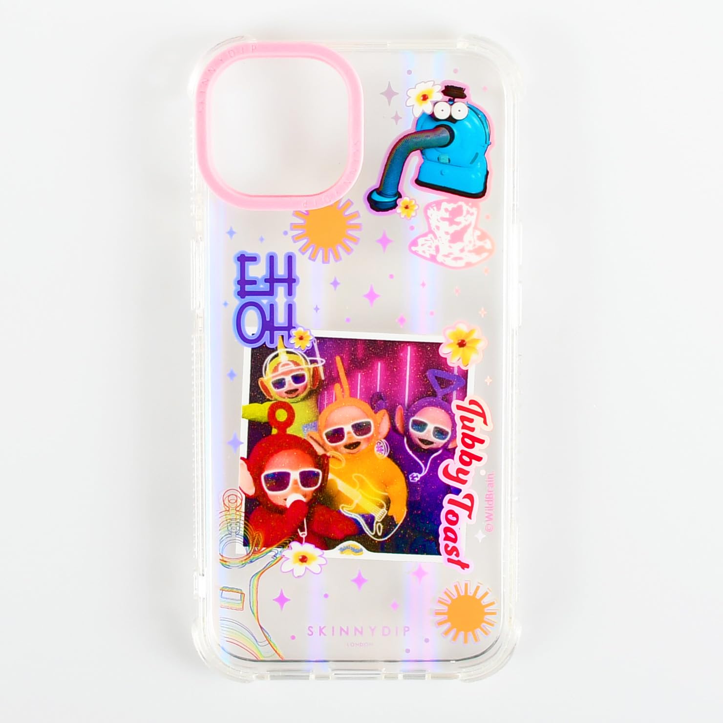 スキニーディップ　ポケモンホロフィルムステッカーiPhone15ケース Pokemon Center(ポケモンセンター) ／ SKINNYDIP(スキニー