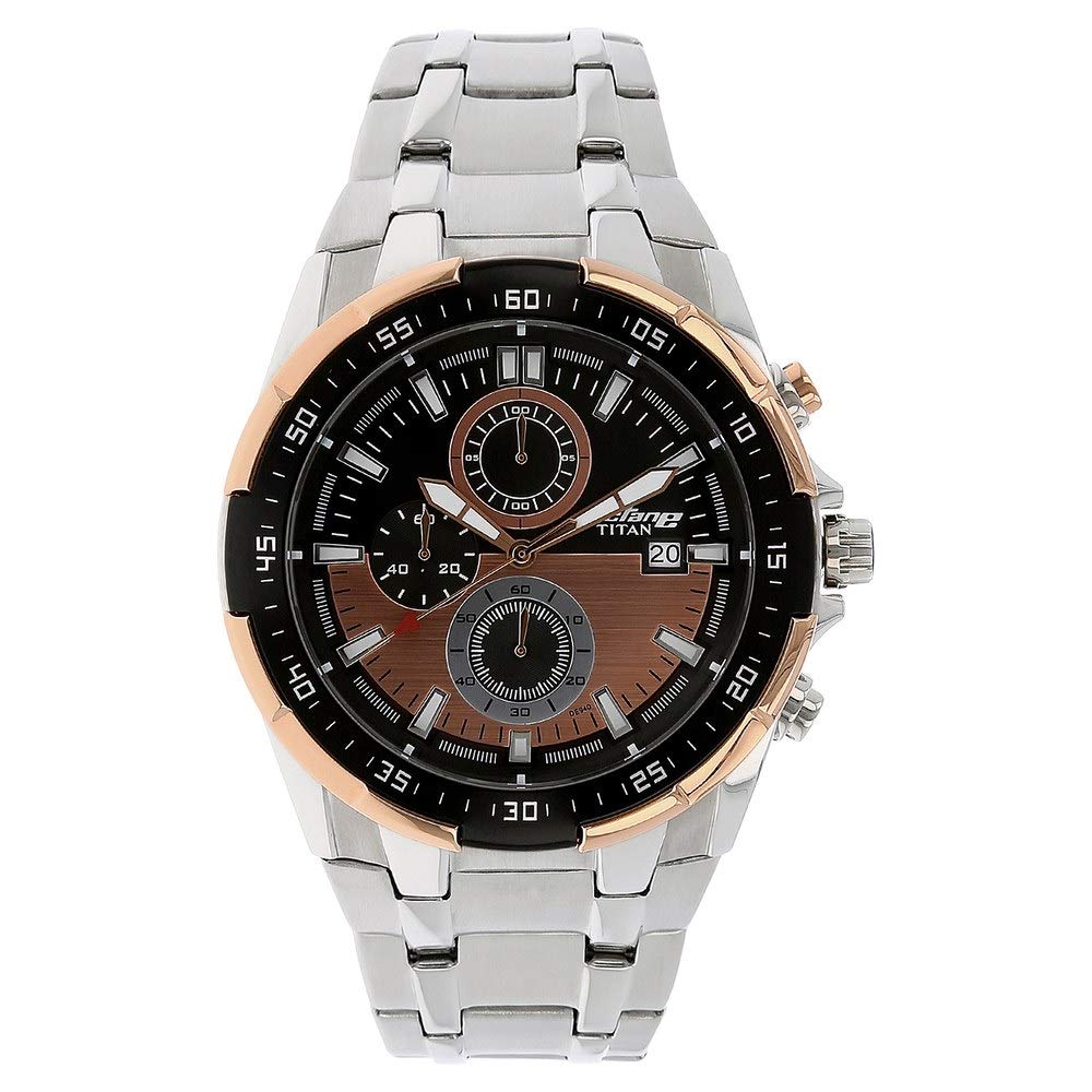 Octane Chronograph Black Dial Stainless Steel Strap Watch for Men-NS90044KM04/NT90044KM04-image-22