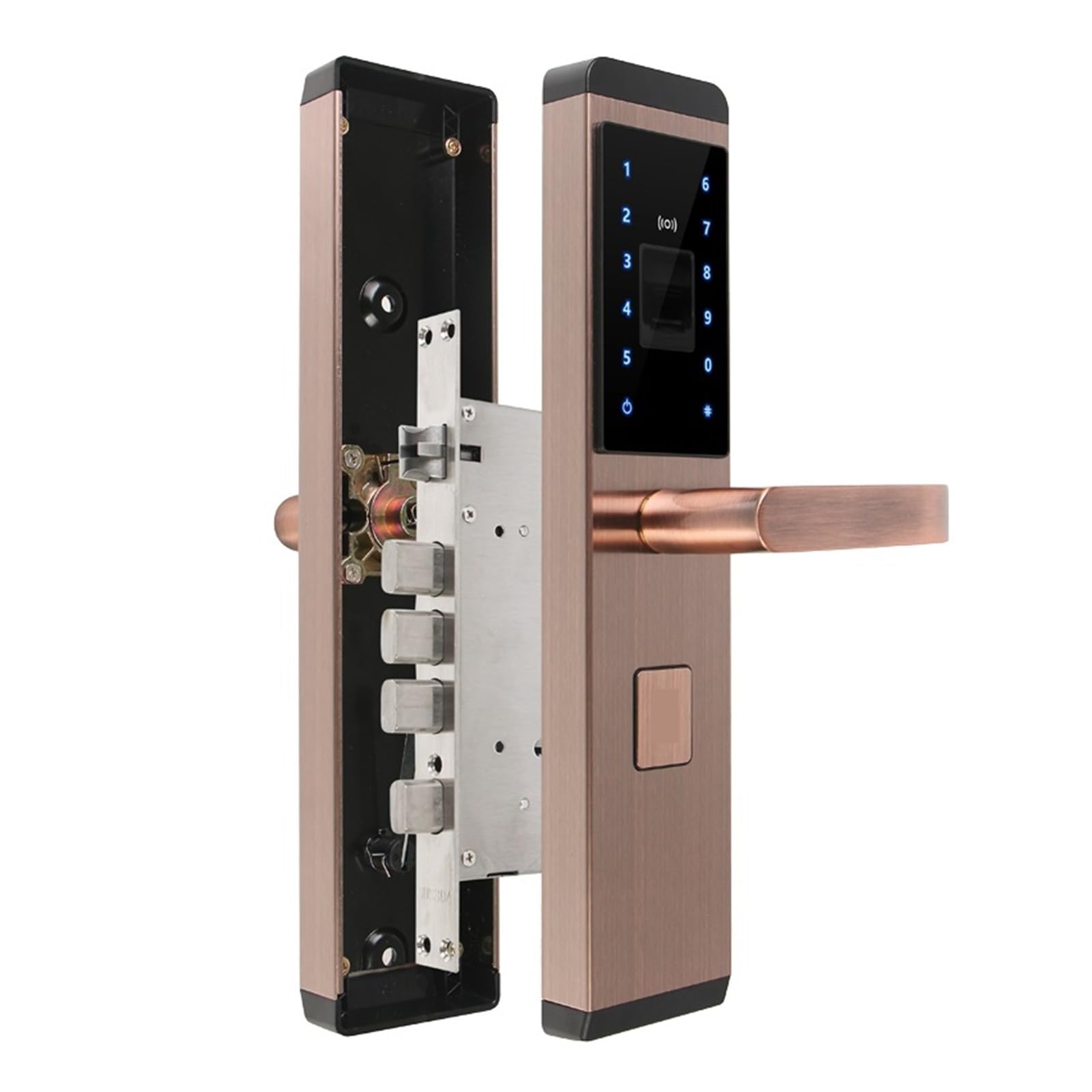 Serratura elettronica Smart Lock con impronta digitale digitale 4 modi Sblocco di sicurezza Porta domestica R-FX1 Serrature per porte con impronta digitale, Serrature per porte intelligenti a