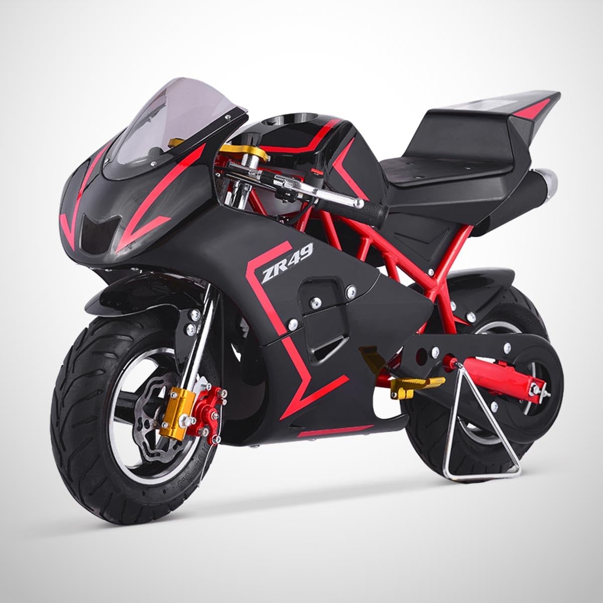 Pocket Course ZRX 49 / Mini Moto Enfant 50cc / Édition 2021 / Rouge