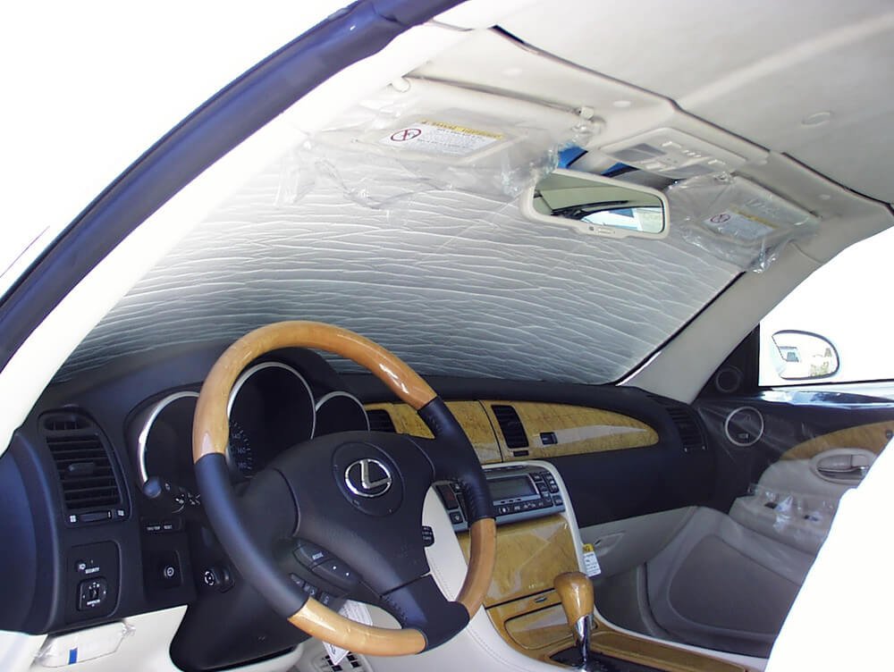 HeatShield, The Original Windshield Sun Shade, Custom-Fit for Lexus SC430 Coupe 2002-2010 Silver Series