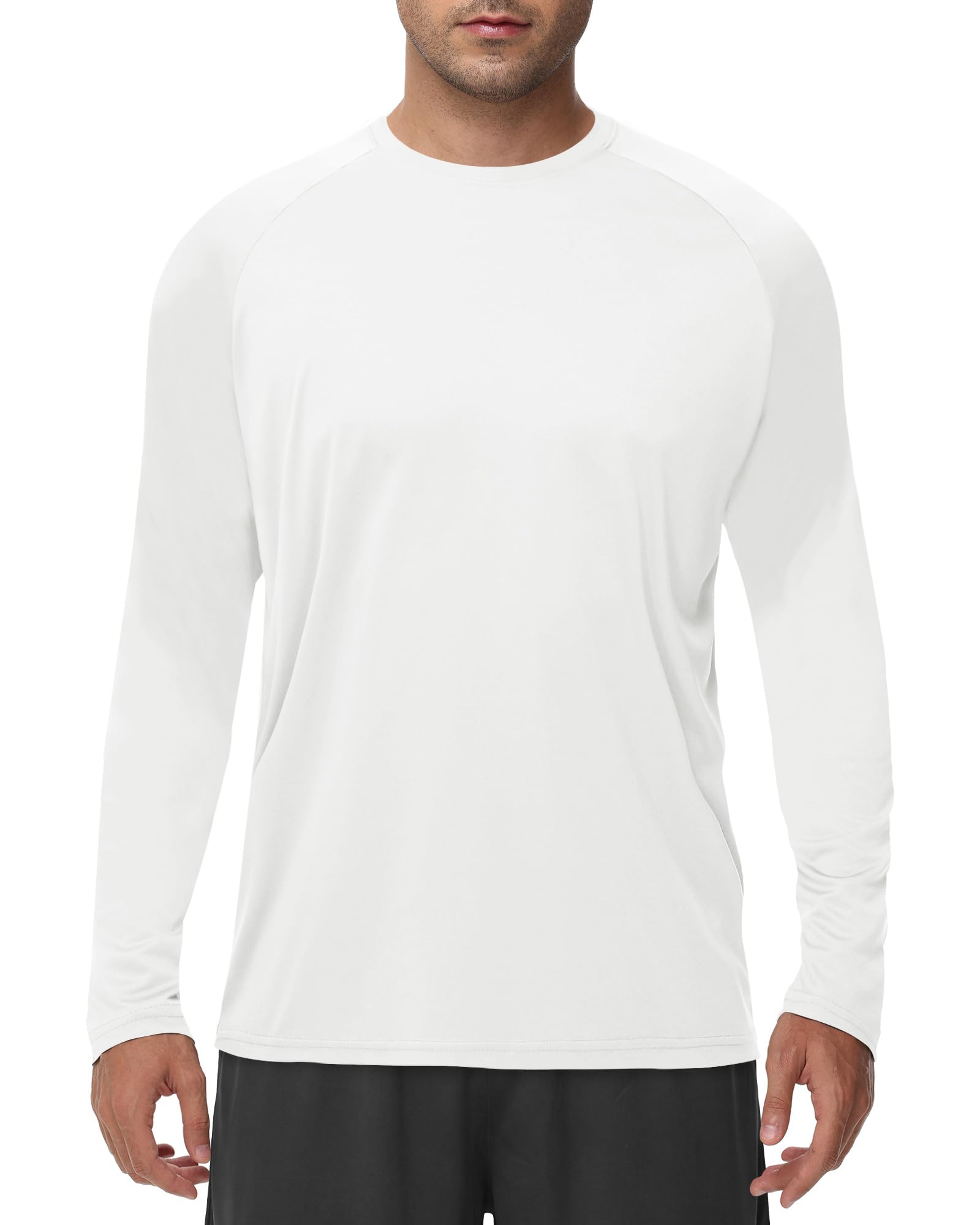 Long Sleeve Shirts for Men - Quick Dry Moisture Wicking UV UPF Sun Protection T-Shirts for Fishing Workout Swim-image-19