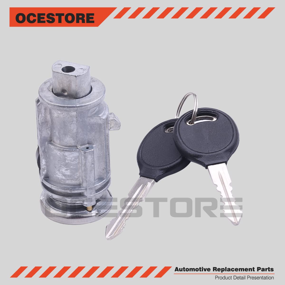 Ford Ignition & Door Lock Cylinder Set With 2 Chip Keys — Complete Lock Replacement Kit By LockCraft