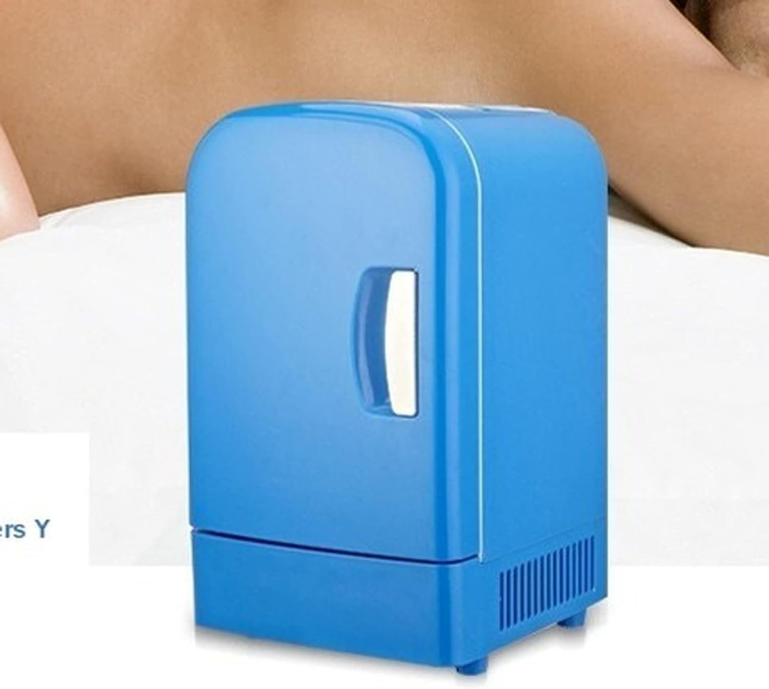 Mini refrigerador pequeño de 4 litros para coche, refrigerador de viaje, portátil, con motor frío y calor, para el hogar, la oficina y el congelador.