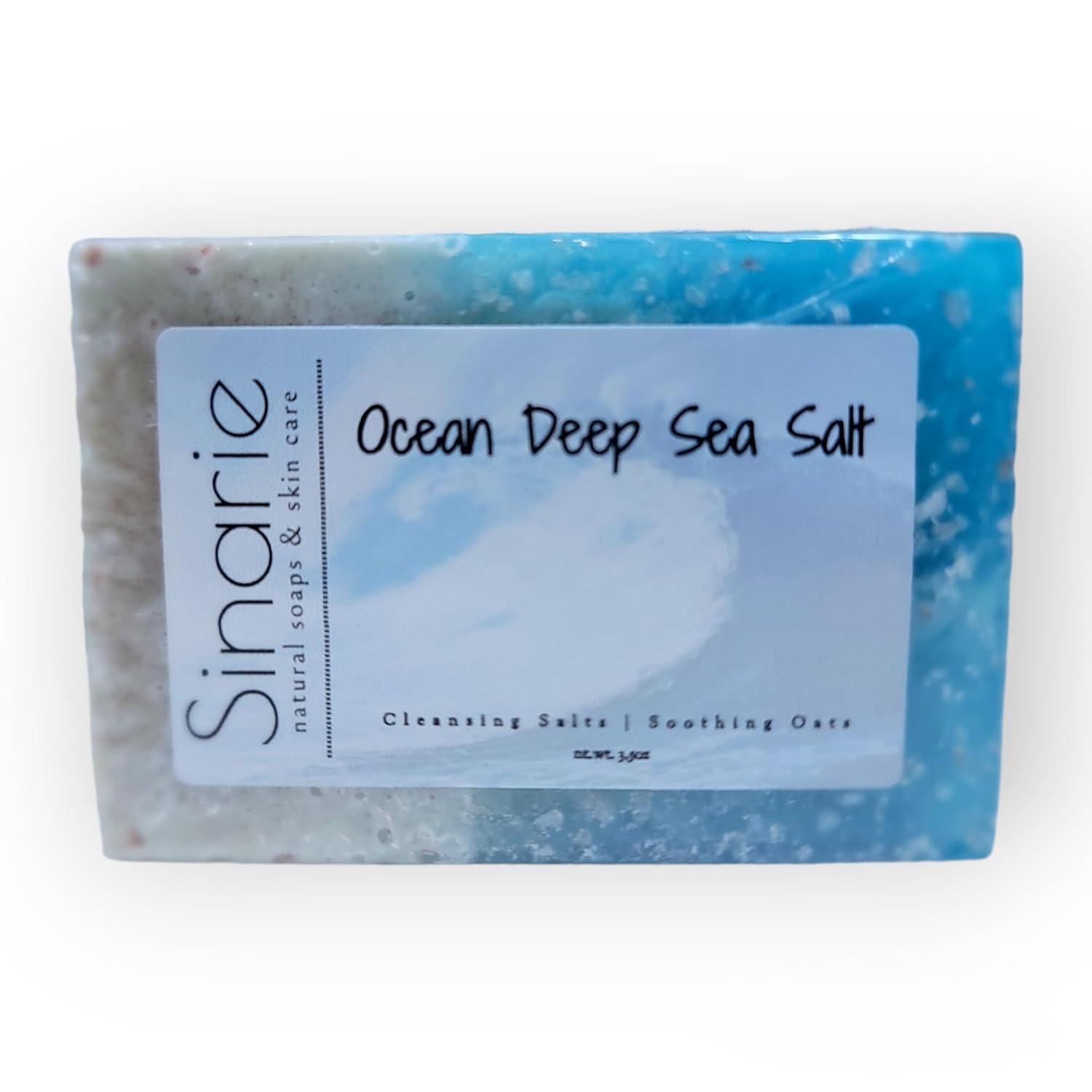 Sinarie Ocean Deep Exfoliating Soap Bar with Himalayan Sea Salt & Orchid | Soothing Oats & Cleansing Salts Soaps & Skin Care | Body Wash | Face Cleansing Bar | Hand Cleansing Bar (4)