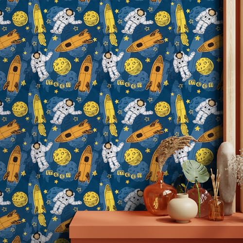 Asian Paints EzyCR8 P&S Celestial Astronaut| Self Adhesive Wallpaper (45x500cm)| Peel & Stick Wallpaper, DIY Wall Sticker for Home & Office, Easy Application & Removal| PVC Coated (B0CH8GBBYC) Amazon Price History, Amazon Price Tracker