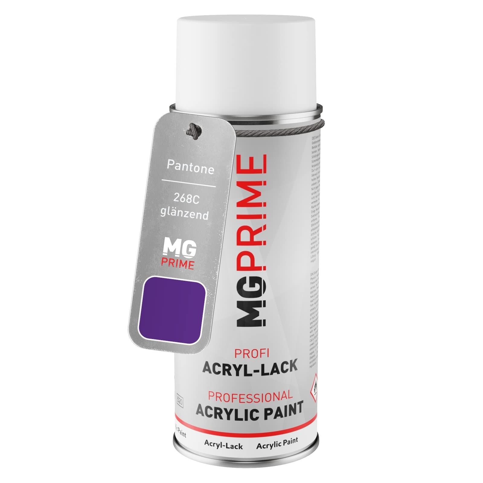 Mg Prime Purple Pantone 268C Spray Can 400 Ml Glossy Quick-Drying