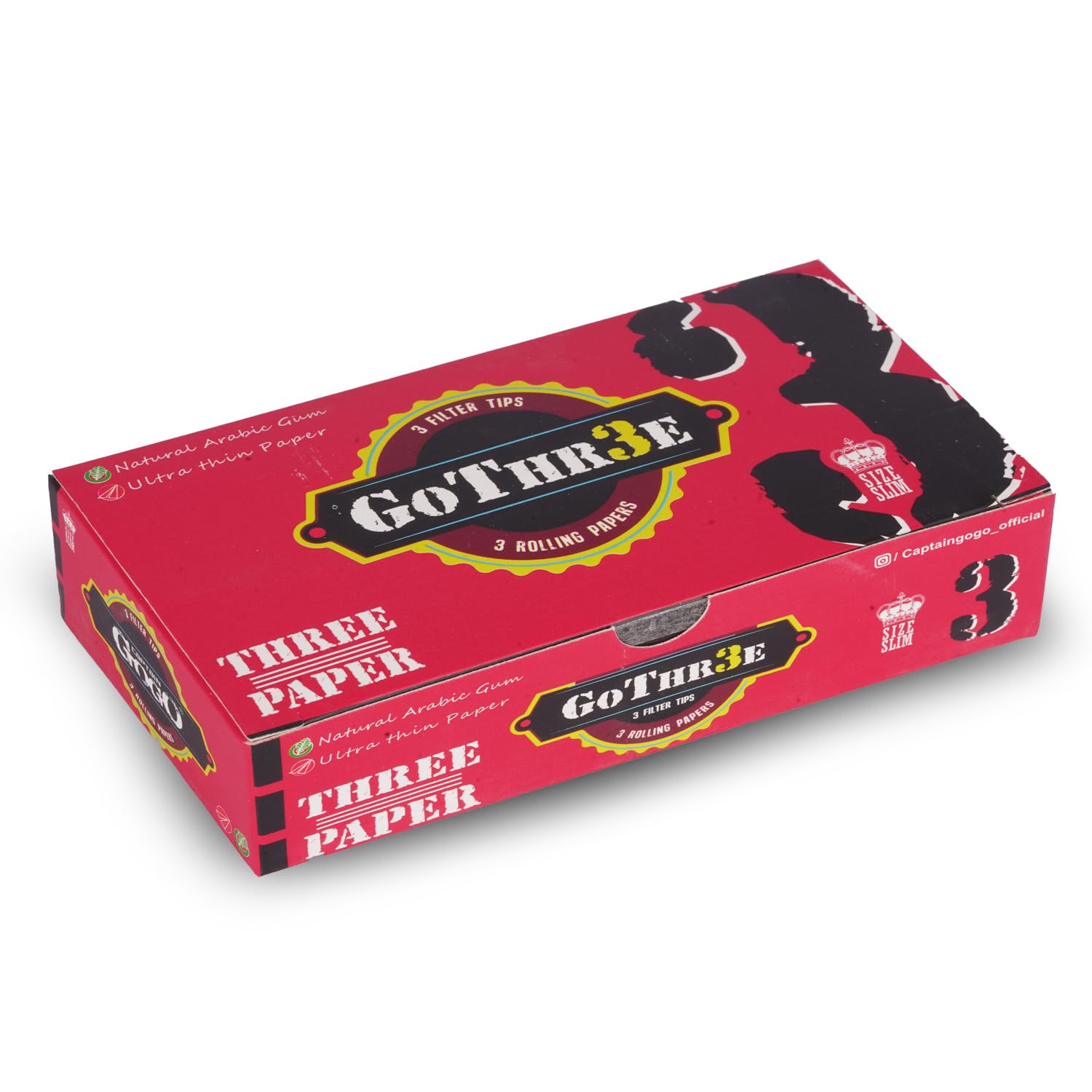 THREE Paper with THREE Filter Unrolled King Size 13 gsm Paper Roll (Set of 50, White)_BZ_GOTHR3E