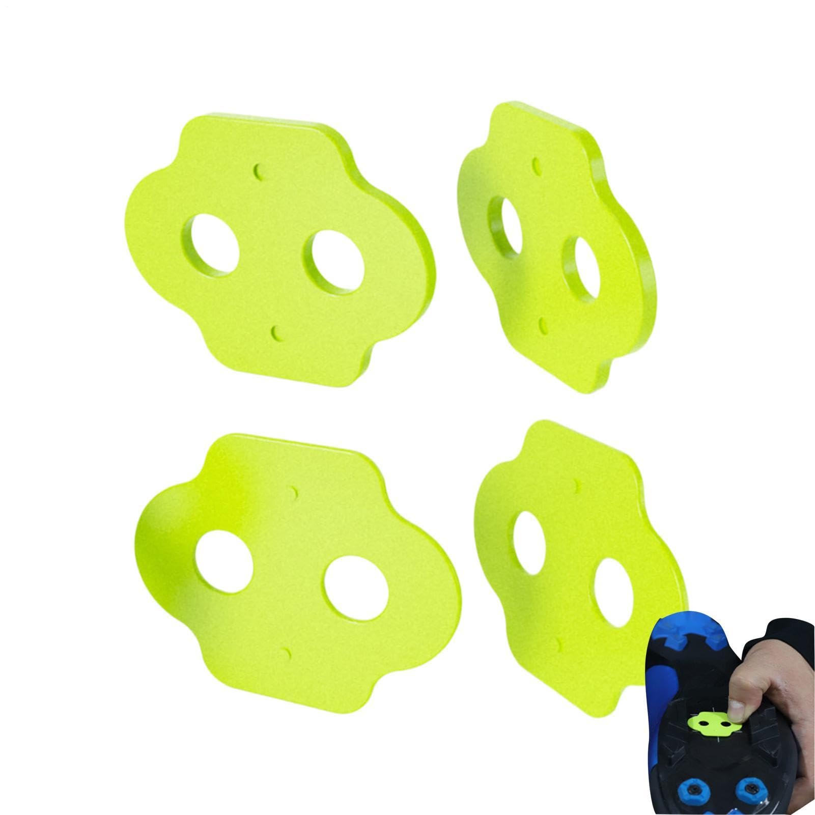 Cycling Cleats - Alignment Stack Adapter do pedałów rowerowych, 1,45 x 1,14 cala, precyzyjna korekcja położenia pedałów, regulacji wysokości i kąta drogi i grawitacji, niezbędne akcesoria montażowe