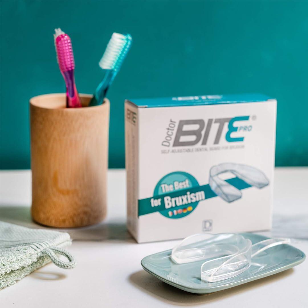 Dulac - Bite Dentale Automodellante per Bruxismo e Digrignamento Doctor Bite Pro, Dispositivo Medico CE, Bite Notturno per Protezione Denti, Per Uomo, Donna e Bambini dai 12 Anni, Made in Italy