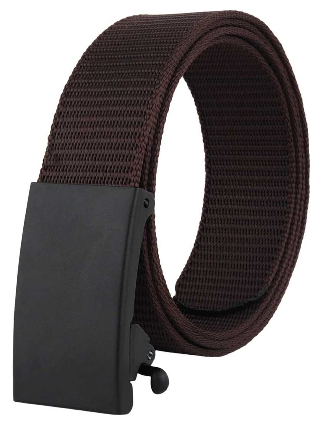 LOWESTPRICEDEAL Men & Women Casual freely adjustable Nylon Belt (D-Beige)