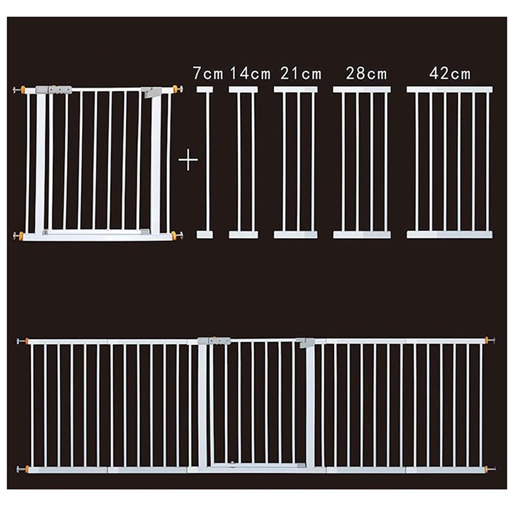 Pet Kojce Dla Niemowląt Brama Bezpieczeństwa Barierki Schodowe Kominek Pet Fence Child Jaźni Zamknięcie Poręczy Staircase-Tralki/90-97Cm