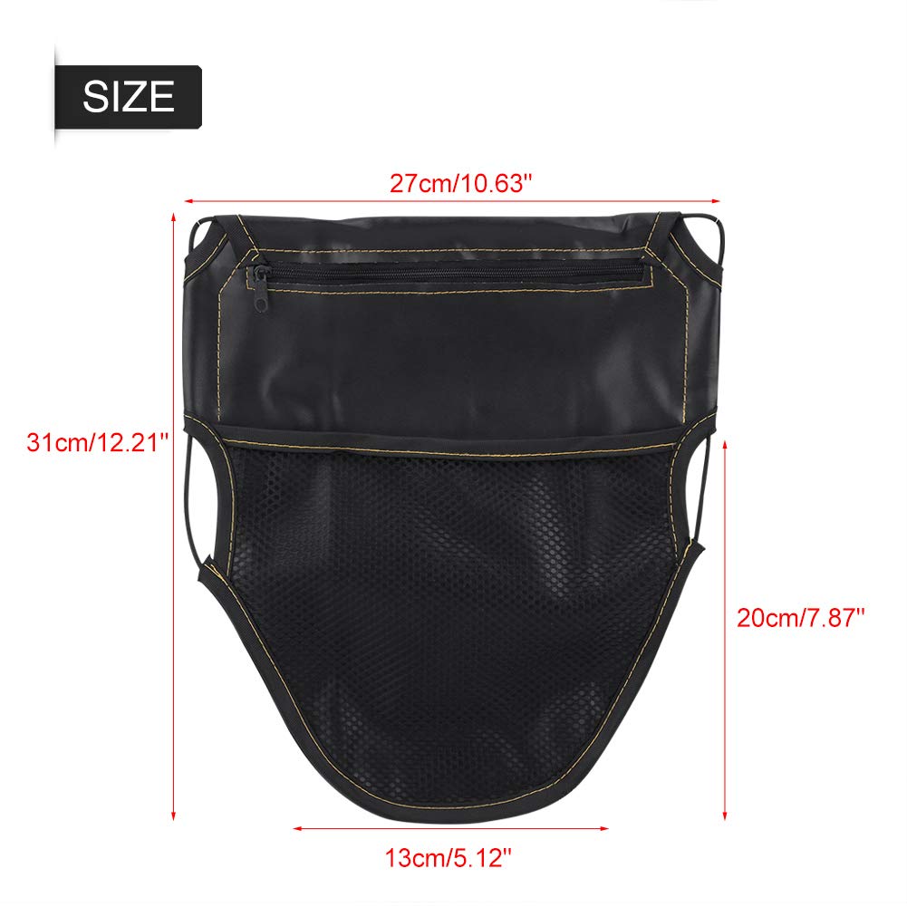 Borsa Sella Moto Organizer Sottosella Scooter Borsa Portaoggetti per Sedile del Motociclo Borsa Sotto Moto Borsa Portaoggetti per Scooter Sotto Il Sedile in Pelle PU Il Sedile Custodia per Borsa