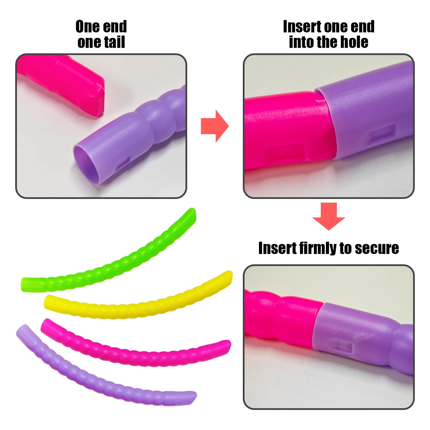 8 szt. Hula Hoop dla dzieci, zdejmowane obręcze hula, akcesoria sportowe, plastikowe obręcze hula dla dzieci, sprzęt do fitnessu.
