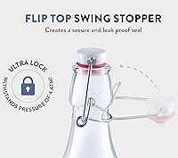 Vista 4 de Bormioli Rocco – Botella de Swing de 12.5CL (4.25 onzas) - Transparente