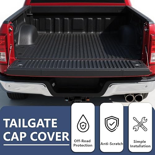 Miniatura 5 de PIT66 Tapa de moldura superior de puerta trasera Compatible con Ford F250 F350 F450 F550 Super Duty 2017-2022 HC3Z-9941018-AD Conjunto protector de