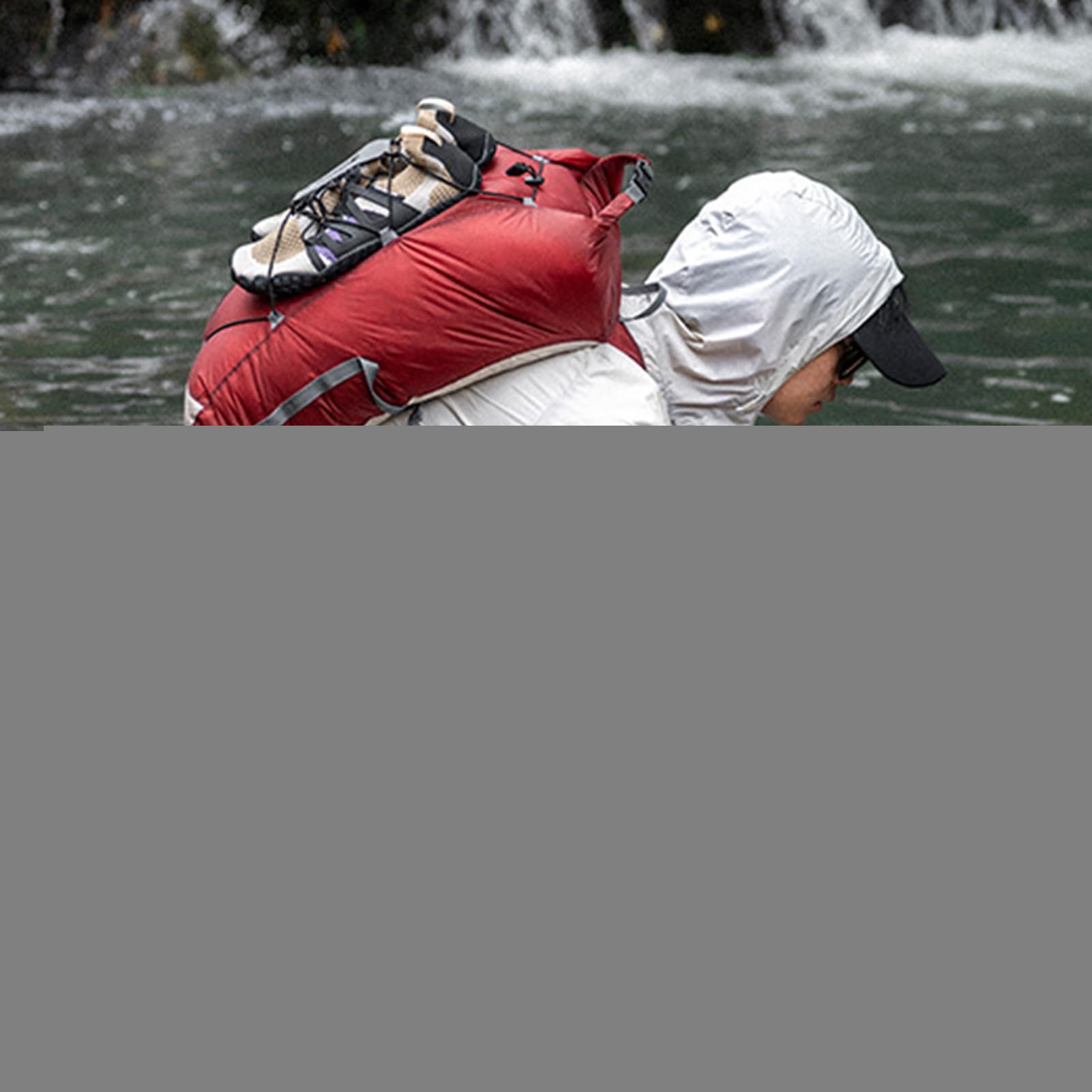 Plecak turystyczny – wodoodporny składany pakiet, lekka torba turystyczna na kemping, akcesoria outdoorowe, kompaktowy sportowy plecak podróżny do wędkowania, trekkingu, wspinaczki, 50 x 25 cm
