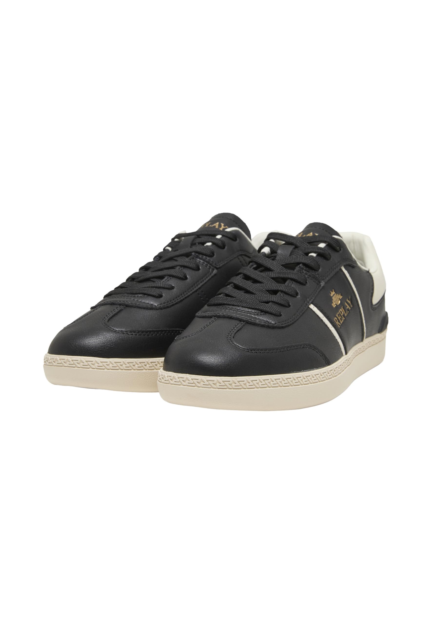 Replay Gmsd7, Zapatillas de Deporte Hombre, 003 Negro, 42 EU, 003 Negro, 42 EU