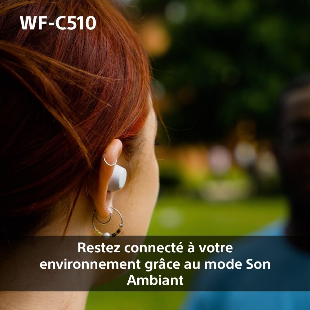 Sony WF-C510 Truly Wireless Kopfhörer - Kleine, leichte Bluetooth In-Ear-Kopfhörer mit Multipoint-Connection, Ambient Sound, IPX4 Rating, Spotify Tap, iOS & Android - blau (Generalüberholt)