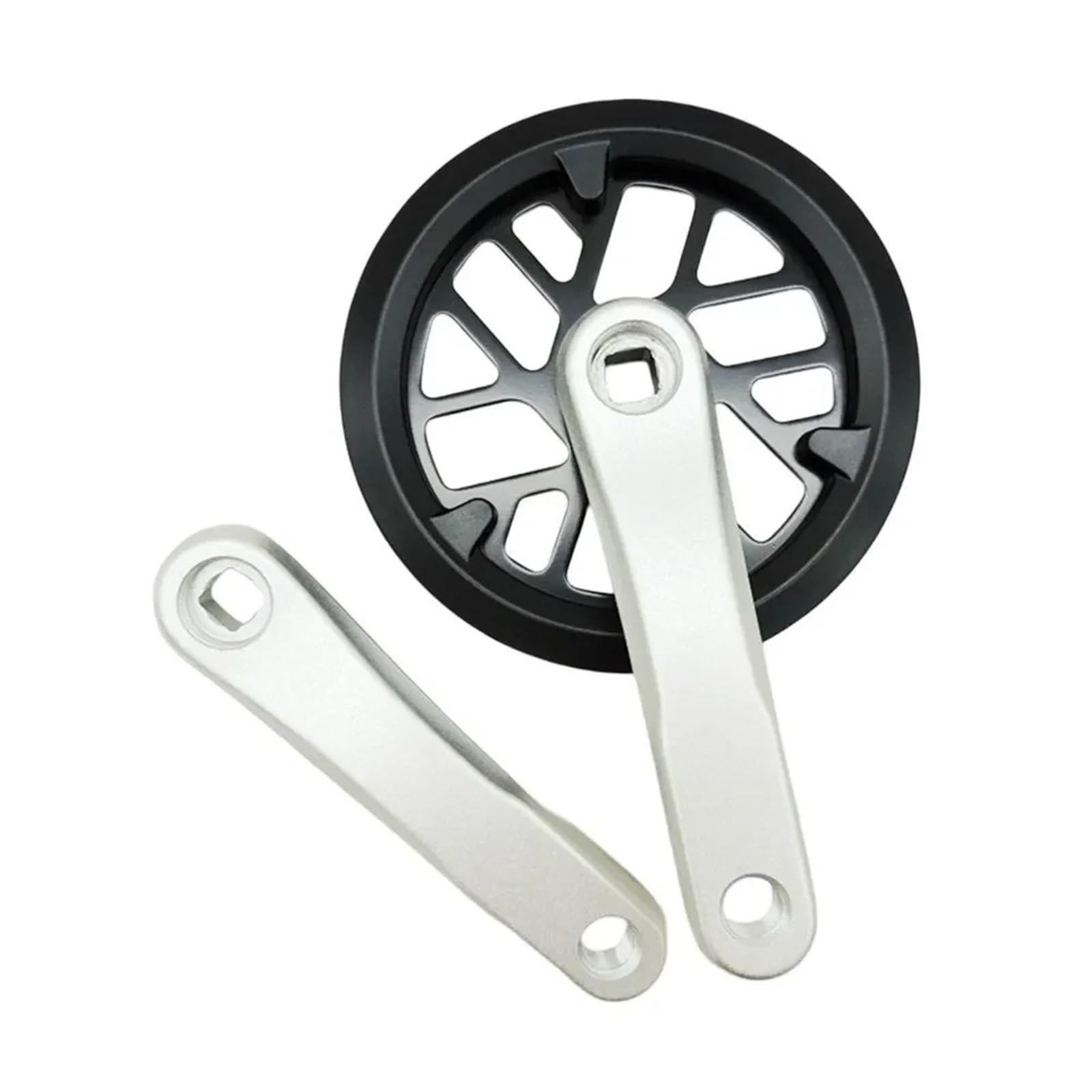 Mountain Bike Guarnitura Pieghevole Della Bicicletta Corona 32T 127/140/152mm In Lega di Alluminio Singola Velocità Variabile Manovella Per Mountain Bike Strada Bicicletta