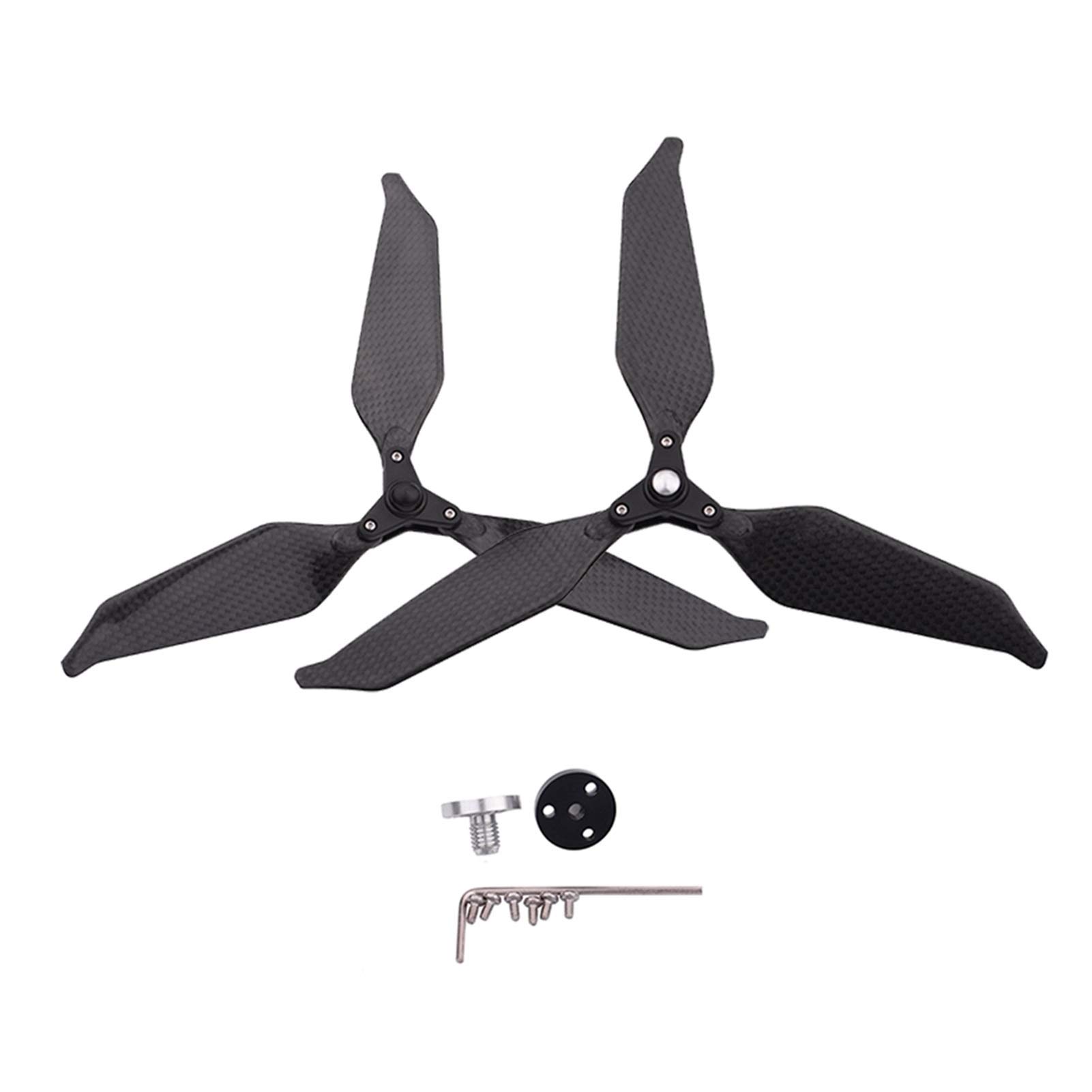 Śmigło z włókna węglowego 9455s, do DJI, do Phantom, 4 Drone, 3-łopatowe śmigło o niskim poziomie hałasu, składane skrzydło, szybkozłączki Śmigła ostrzy dronów(2 pairs)