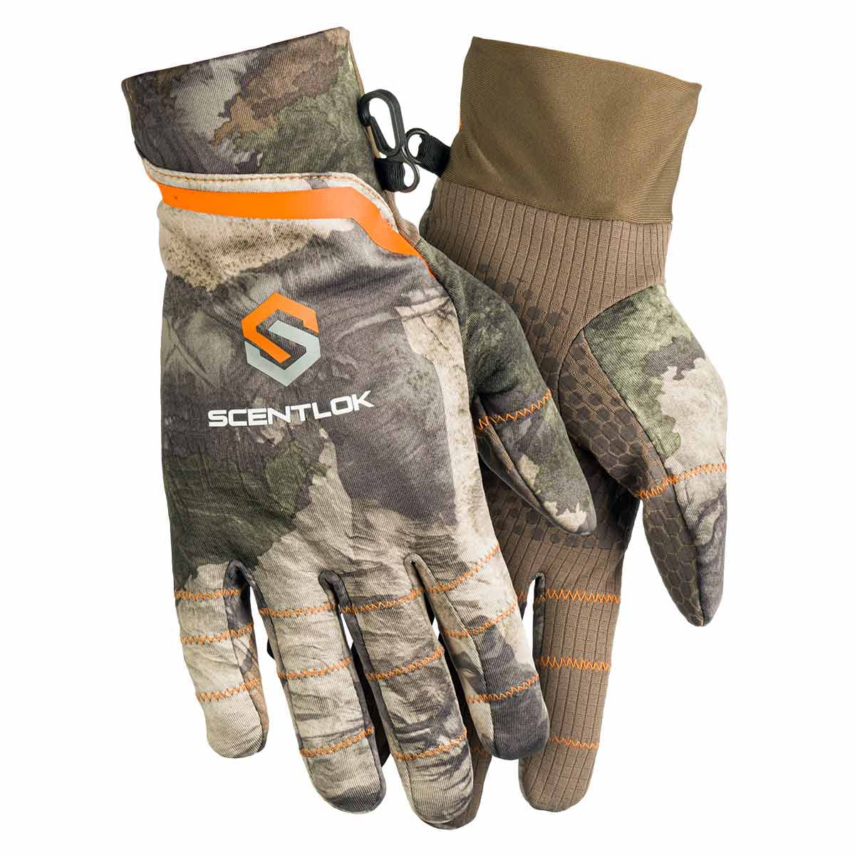 ScentLok Lightweight Camo Customizable Gloves for Hunting
