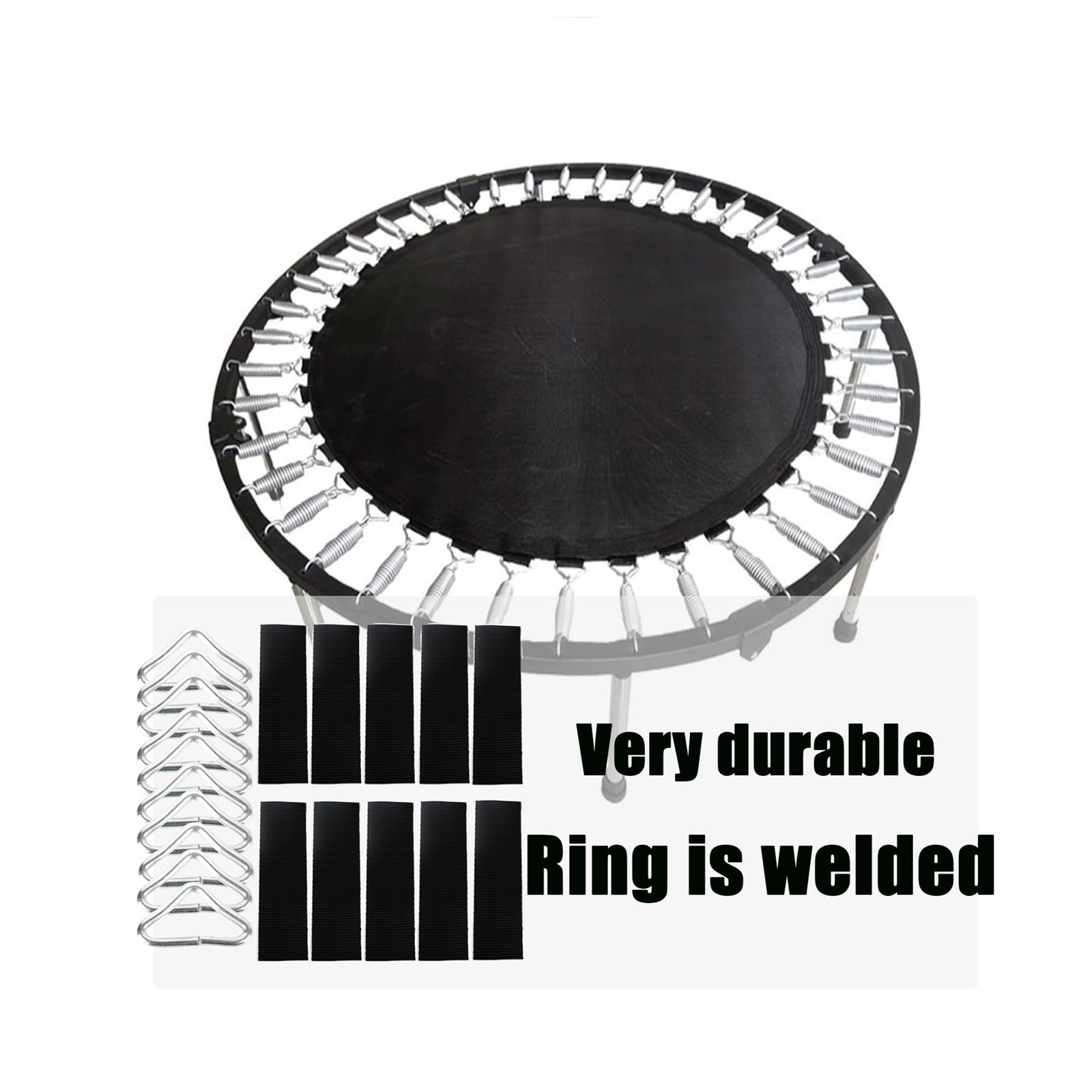 5 Molle Di Ricambio Per Trampolino – Acciaio Inox, Lunghezza 178 Mm, Spessore Filo 3 Mm - 2