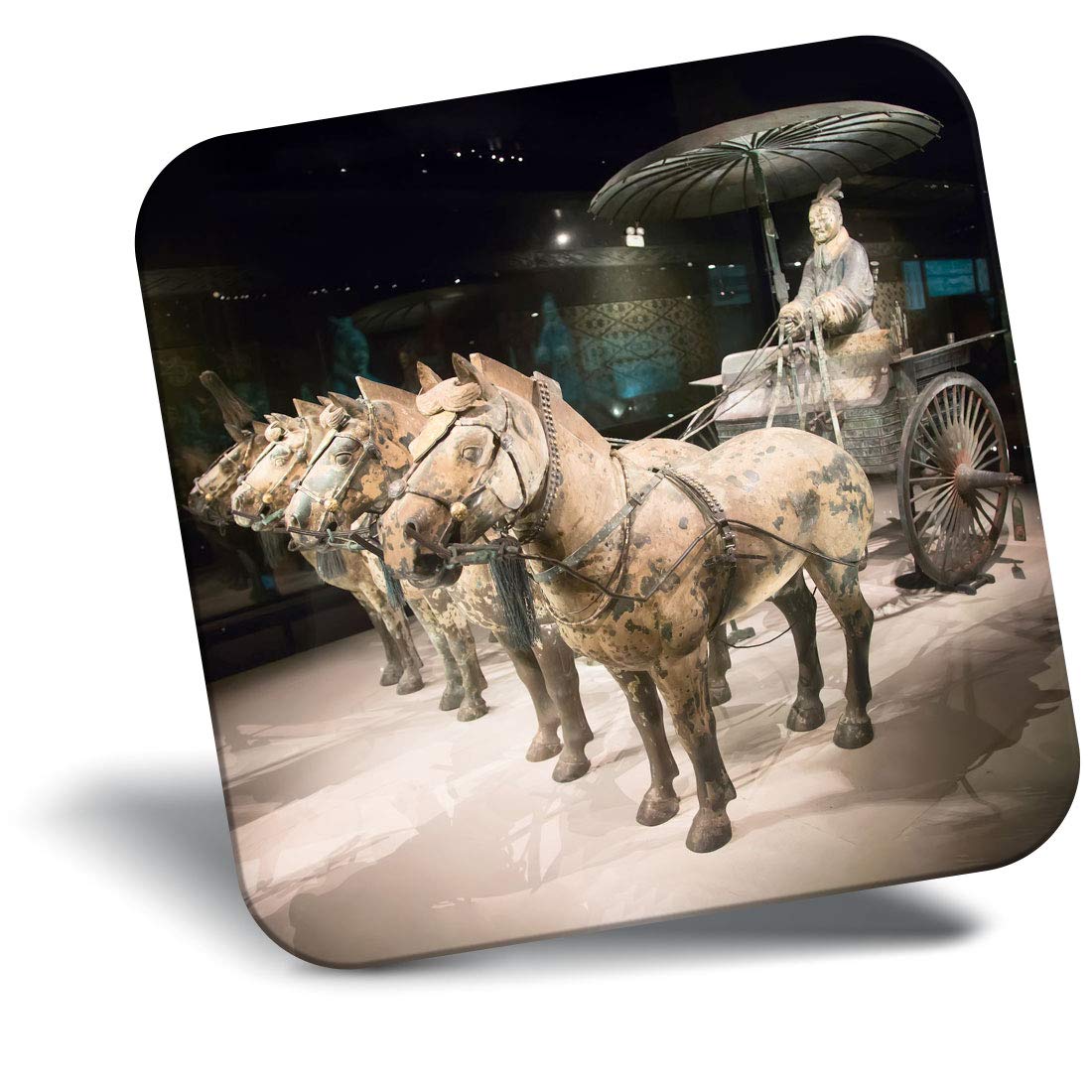 Destination Vinyl Ltd Fridge Magnet - Terracotta Army China Horse 2207