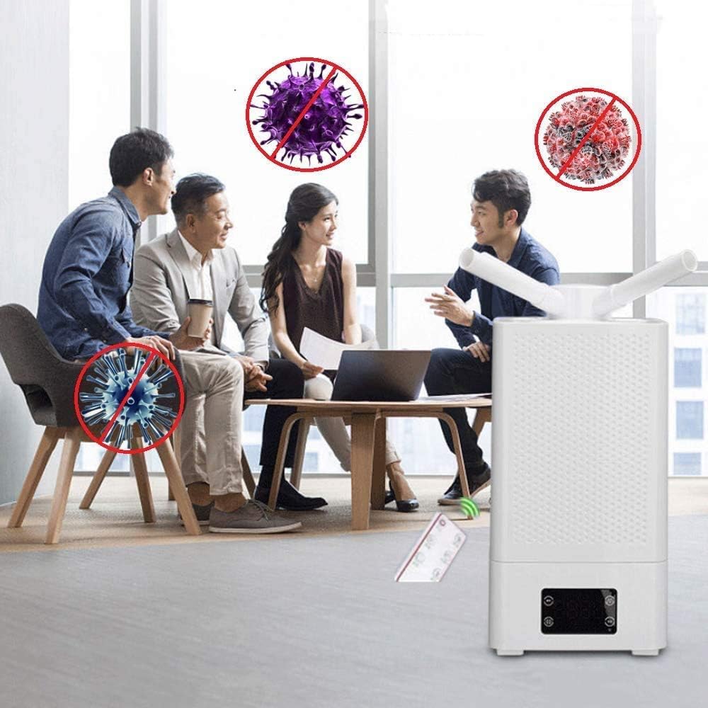 Pulverizador para desinfección, portátil de Mano ULV Máquina de nebulización Máquina de pulverización para el hogar Hospital Escuela, humidificador y purificador fácil de operar (11L / 60W)