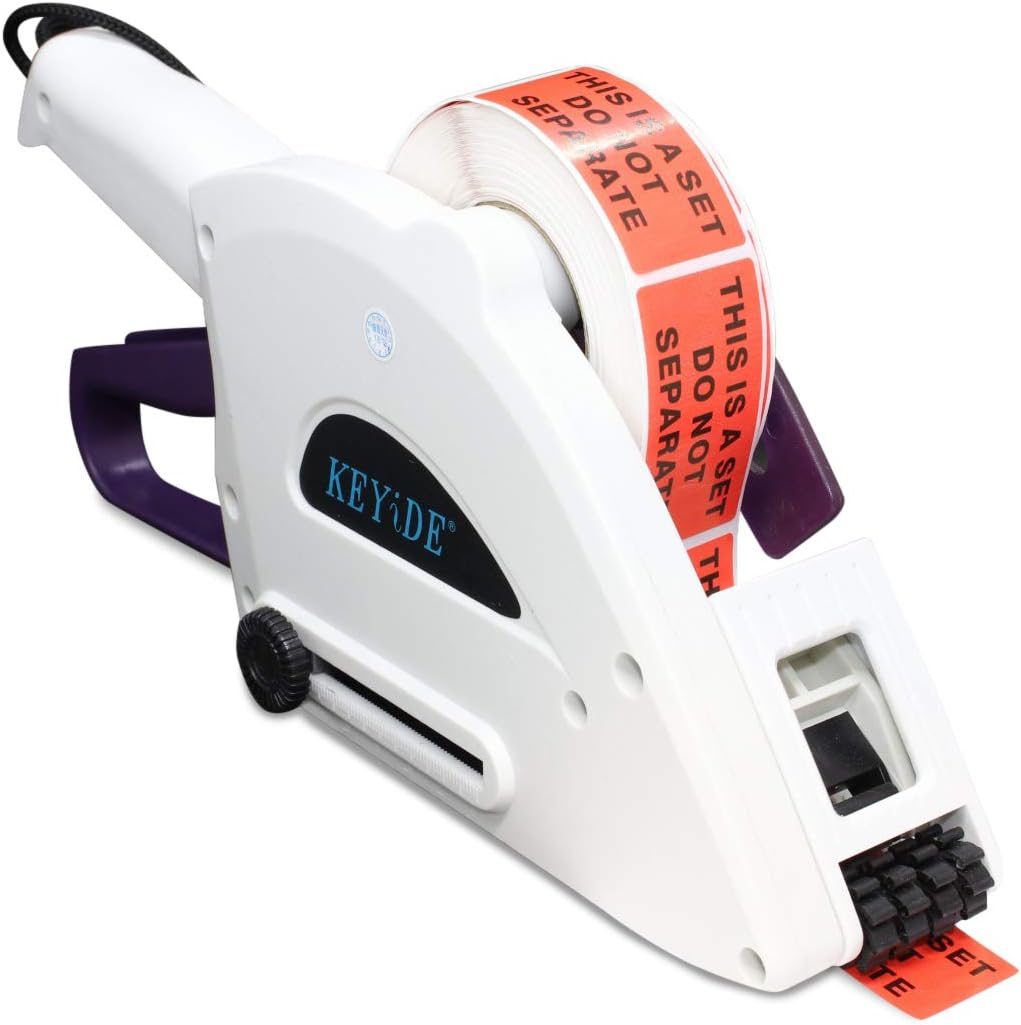 KEYIDE Series, Hand Held Sticker Label Applicator Gun for Small Labels 1" / FBA/Barcode/Do Not Separate/Ready to Ship/Fragile